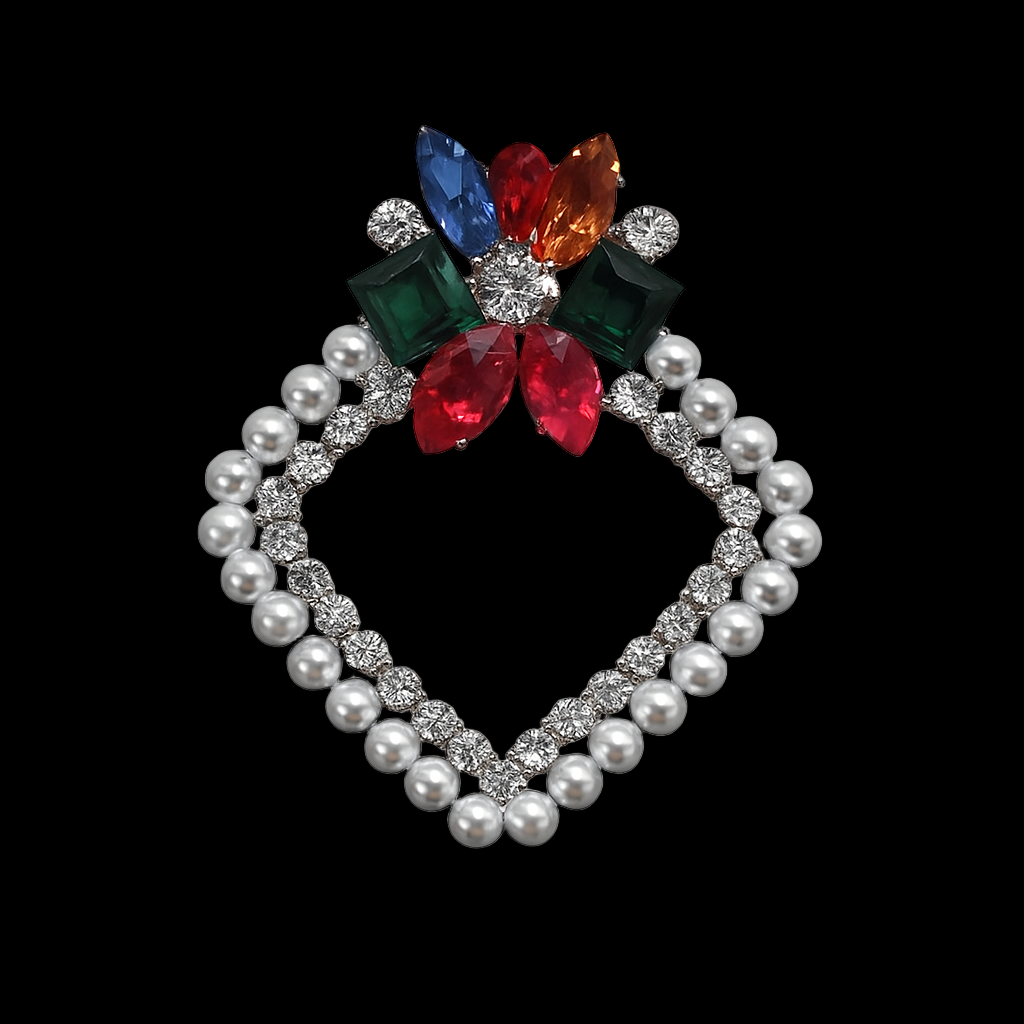 RADIANT PEARL GEM EARRING