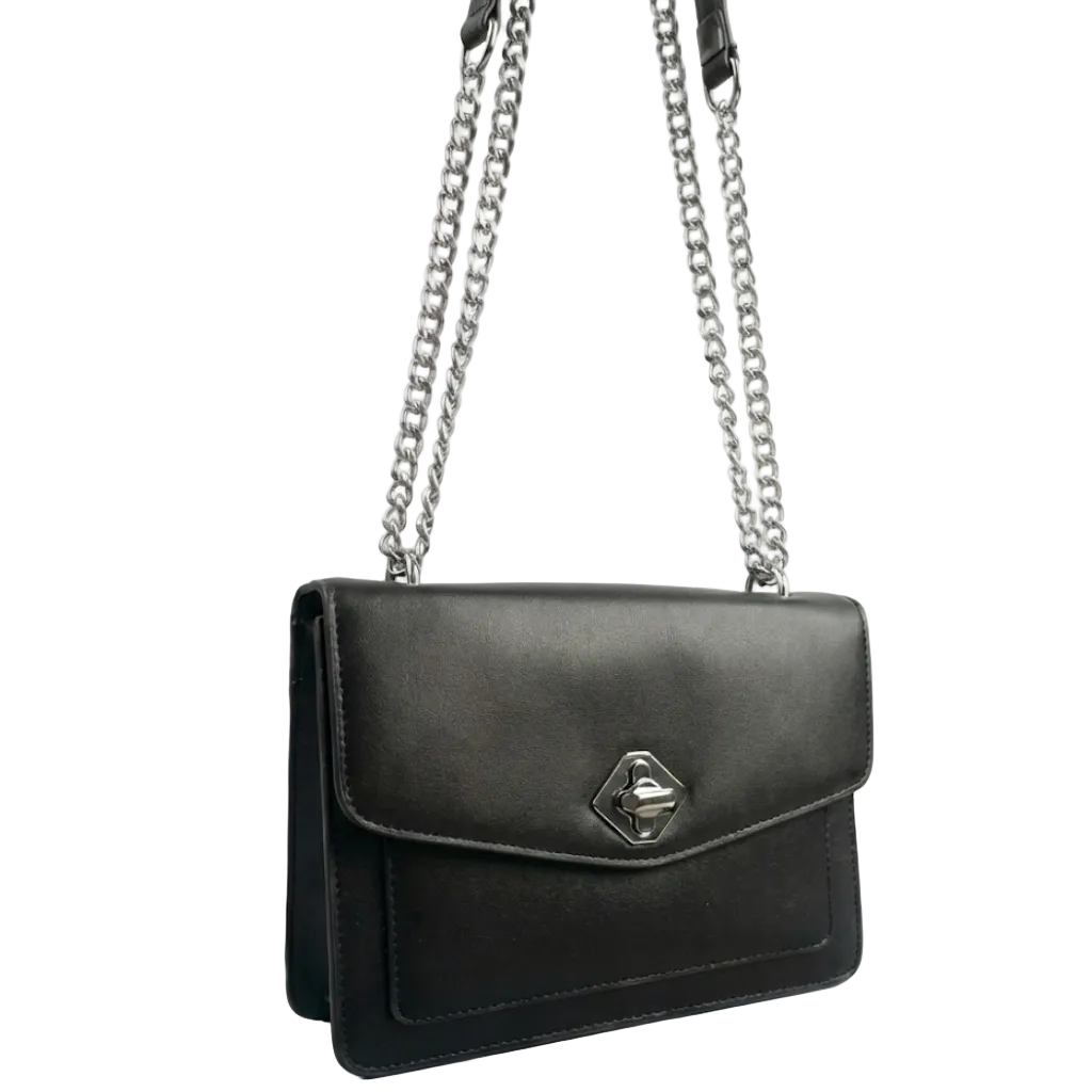 THE LUXE CHAIN FLAP CROSSBODY