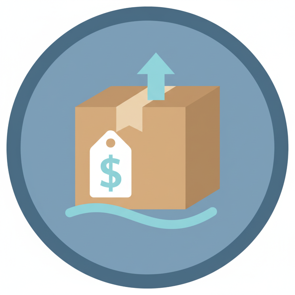 shipping charges icon
